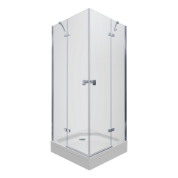 Душевое ограждение "Дельта-Хром" 900*900*2020 квадратное