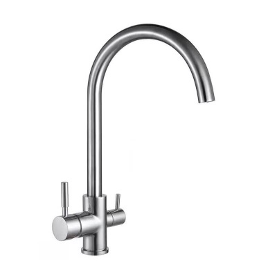 62 Смеситель для кухни + РОДНИК СВ3862-5 (САТИН)