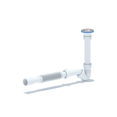 Сифон для биде 1 1/4*32 с гофрой 32*32/40 BМ1015 (15 шт.)