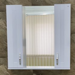 2 Шкаф зеркальный "Ника 800" 2 створки (фацет)