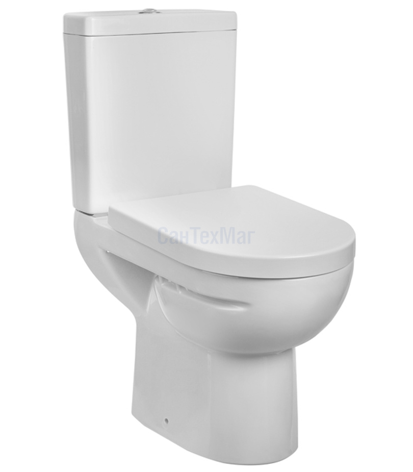 W103  Унитаз-компакт Gesso  HOME De Luxe c 2 уровневой арматурой,сиденье микролифт,болты креплен