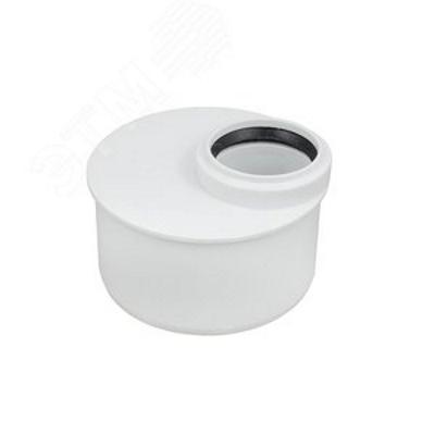 ПП Переходник 110х50 короткий  бесшумный ПОЛИТЭК (60шт)