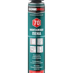 Пена полиуретановая монтажная профессиональная всесезонная DONEWELL 70