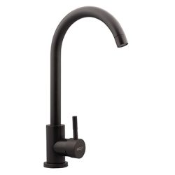 62 Смеситель для кухни "Черный" СВ3662-1Т  (нержавейка)