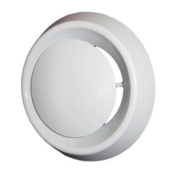 Анемостат приточно-вытяжной регулируемый с фланцем АБС D100