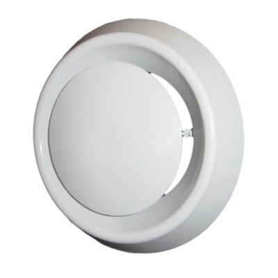 Анемостат приточно-вытяжной регулируемый с фланцем АБС D100