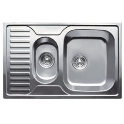 Мойка нерж. накл. 0,6*0,5 (410) правая 0,4 мм 1,5" Кромрус