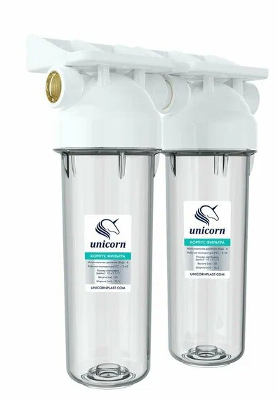 Магистральный фильтр 10" KSBP  3/4    DUO  +ключ, кронштейн Unicorn