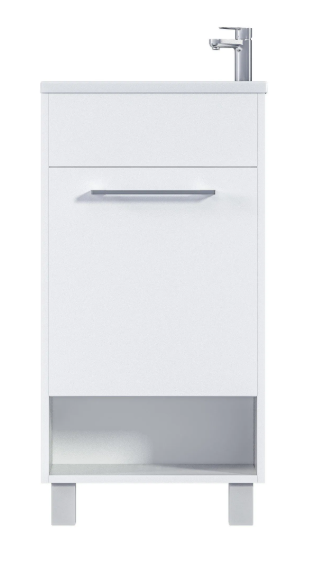 Тумба с раковиной Lira 40H 1д. Белый глянец L