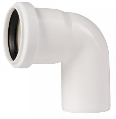 ПП Отвод 50х90  бесшумный ПОЛИТЭК (100шт)