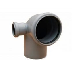 ПП Отвод 110х90 с выходом ф50 (левый)
