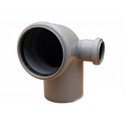 ПП Отвод 110х90 с выходом ф50 (правый)