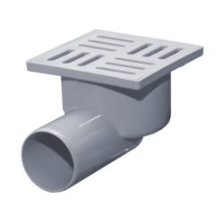 ПП Трап  50 с гориз. спуском пластик. реш. 150х150