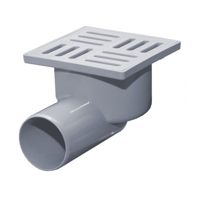 ПП Трап  50 с гориз. спуском пластик. реш. 150х150