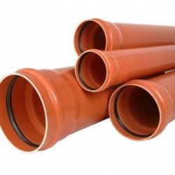 Наруж. ПП Труба 110х1.5 м РЫЖАЯ