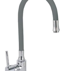 59 Смеситель для кухни гибкий излив "Серый"  СВ3559-D