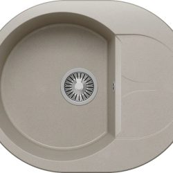 Кухонная  мойка Polygran ATOL-620 (№14 серая) 620*500