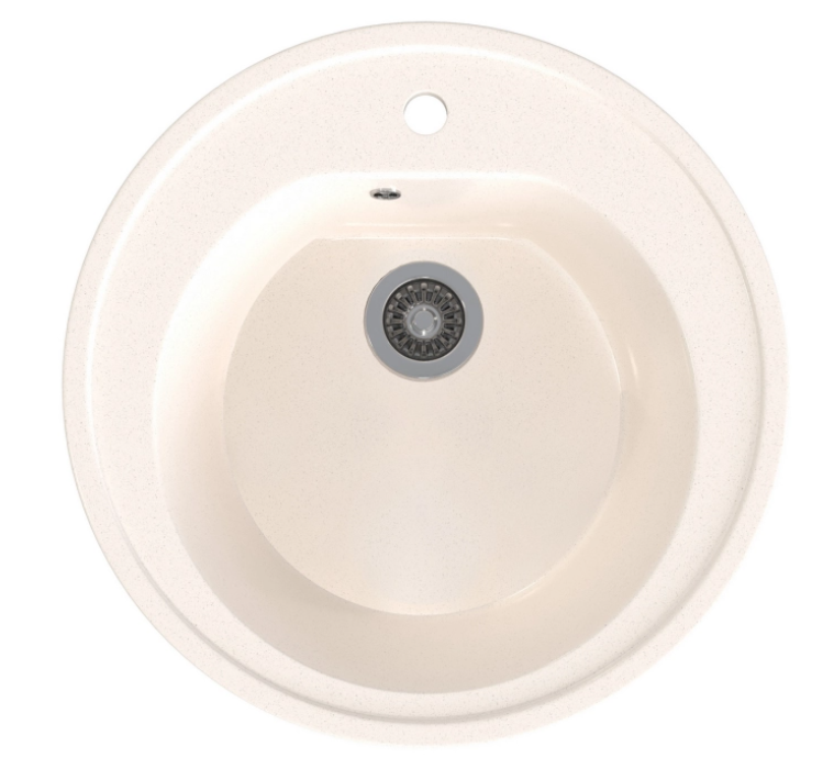 Мойкa ML-GMS02 СТАНДАРТ круглая, белый (331), 505мм