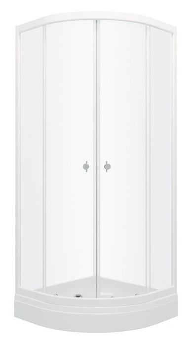 Душевое Ограждение Ультра 80*80 А, низ. подд.  (3 места+сифон D90)