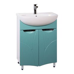 MN35ECHR Тумба подвесная SANCOS Mini 355*205*500, с расп. двер., внутри 1 полка, прав., дуб чарльсто