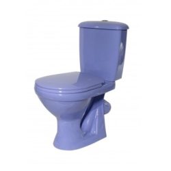 Унитаз-компакт "Суперкомпакт" сиреневый (кос, нижн, сид, арм) (Ст.Оскол)