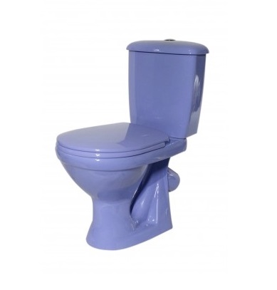 Унитаз-компакт "Суперкомпакт" сиреневый (кос, нижн, сид, арм) (Ст.Оскол)