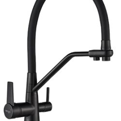 66 Смеситель для кухни + РОДНИК СВ3766-1 (ЧЕРНЫЙ)