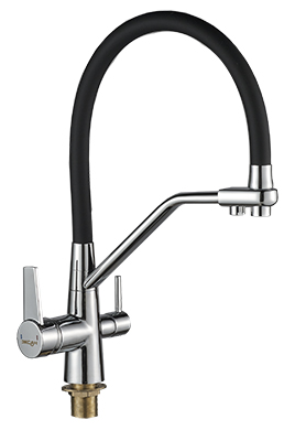 66 Смеситель для кухни + РОДНИК СВ3766-3 (ХРОМ)