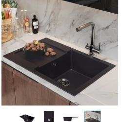 Мойка ML-GM31 с крылом, шоколад (345), 770*500*190мм