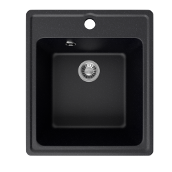 Мойка ML-GMS18 СТАНДАРТ прямоугольная, черный (308), 410*470*190мм