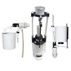 Арматура А 105.57.14.3 / АБ 69.57.14.3 ниж. подв. хром. кнопка