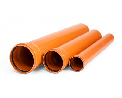 Наруж. ПП Труба 110х3,0 м (стенка 3,4) РЫЖАЯ ПОЛИТЭК