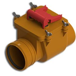 Наруж. ПП Обратный клапан 110    РЫЖИЙ