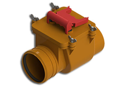 Наруж. ПП Обратный клапан 110    РЫЖИЙ