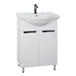 14 Тумба Джика  600 (2 дв.) (белый) под ум. АРГО 60  VERSAL