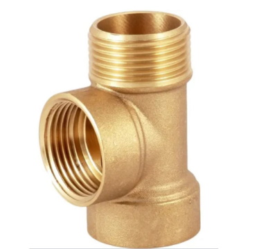 Переходник латунный с 3  подключением 1"*1"*1" вн*вн*нар (штуцер)