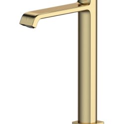 29 Смеситель для умывальника высокий (золото) СВ3229