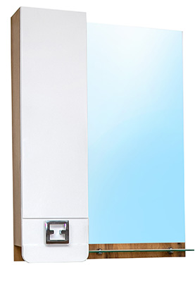 04 Зеркальный шкаф БРУНО 1 600 мм  (левый)