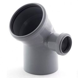 ПП Отвод 110х45 с выходом 50 (Правый)  "ПОЛИТЭК" (45шт)