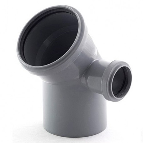 ПП Отвод 110х45 с выходом 50 (Правый)  "ПОЛИТЭК" (45шт)