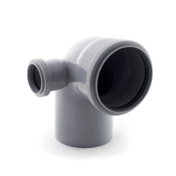 ПП Отвод 110х90 с выходом на 50 (Левый) ПОЛИТЭК (40шт)