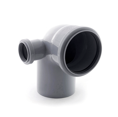 ПП Отвод 110х90 с выходом на 50 (Левый) ПОЛИТЭК (40шт)