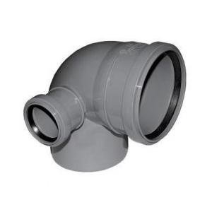 ПП Отвод 110х90 с выходом на 50 (Левый+Правый) ПОЛИТЭК (40шт)