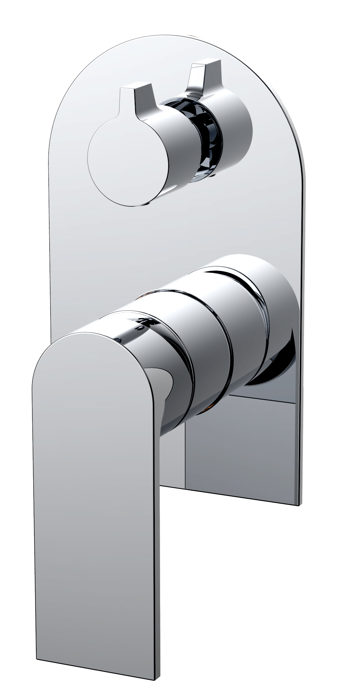 11 Смеситель для душевой встроенный с отводом под тропический душ Люкс А8911