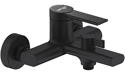 11 Смеситель для ванны с корот. изливом "Черный" СВ8511