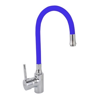 59 Смеситель для кухни гибкий излив "Синий"  СВ3559-B