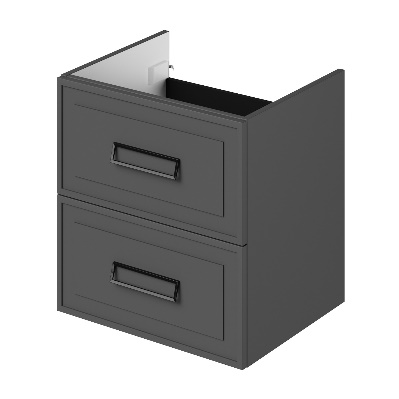 Тумба под раковину подвесная Итана Pino 60 575х471х600 (Графит 3-810UP)