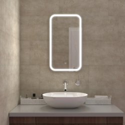 Зеркало MIXLINE "Мальта" 400*700 (ШВ) сенсорный выключатель, светодиодная подсветка НОВИНКА