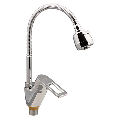 55 Смеситель для кухни гибкий излив СВ4555