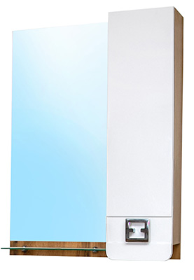 04 Зеркальный шкаф БРУНО 1 600 мм  (правый)